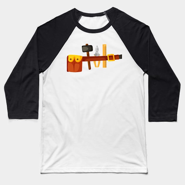 Halloween Handyman Costume For Boys And Men Baseball T-Shirt by macshoptee